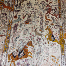 Charger l'image dans la galerie, Tapis Ghom soie tissé main n°11716_200×132