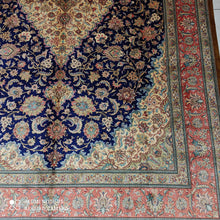 Charger l'image dans la galerie, Tapis Ghom soie fait main n°17590_302×200
