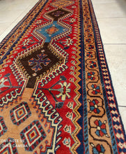 Charger l'image dans la galerie, TAPIS ANTIQUE Yalameh noué main n°3550_335×76