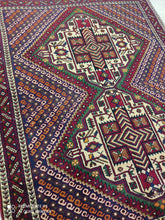 Charger l'image dans la galerie, Tapis Afchar fait main n°18812_158×122