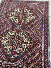 Charger l'image dans la galerie, Tapis Afchar fait main n°18812_158×122