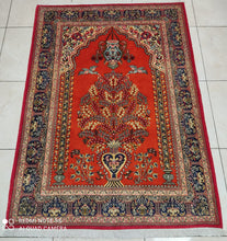 Charger l'image dans la galerie, Tapis Ghom fait main n°19316_152×110