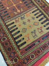 Charger l'image dans la galerie, Kilim Khorassan brodé main n°19596_180×100
