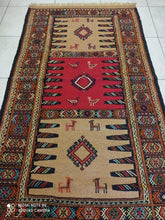 Charger l'image dans la galerie, Kilim Khorassan brodé main n°19586_182×103