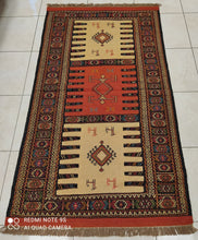 Charger l'image dans la galerie, Kilim Khorassan tissé main n°19610_195×105