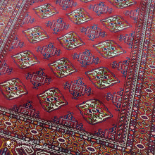 Charger l'image dans la galerie, Tapis Torkaman noué main n°19262_180×130