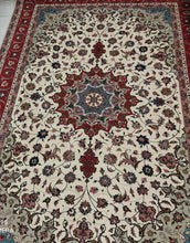 Charger l'image dans la galerie, Grand Tapis Tabriz Panjaraj noué main n°15996_302×200