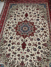 Charger l'image dans la galerie, Grand Tapis Tabriz Panjaraj noué main n°15996_302×200