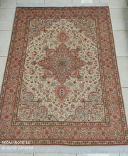 Charger l'image dans la galerie, Tapis Tabriz fait main n°15783_207×150