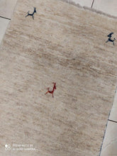 Charger l'image dans la galerie, Tapis Gabbeh tissé main n°12710_115×78