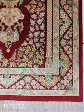 Charger l'image dans la galerie, Tapis Ghom soie fait main n°18588_120×76