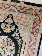 Charger l'image dans la galerie, Tapis Ghom soie noué main n°18577_120×78