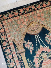 Charger l'image dans la galerie, Tapis Ghom soie fait main n°18218_120×78