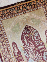 Charger l'image dans la galerie, Tapis Ghom soie tissé main n°18569_120×80