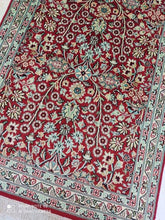 Charger l'image dans la galerie, Tapis Cachemire soie noué main n°7_125×74