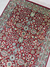 Charger l'image dans la galerie, Tapis Cachemire soie noué main n°7_125×74