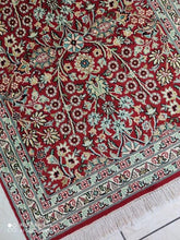 Charger l'image dans la galerie, Tapis Cachemire soie noué main n°7_125×74