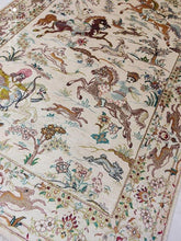 Charger l'image dans la galerie, Tapis Ghom soie fait main n°16681_145×100