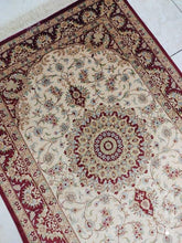 Charger l'image dans la galerie, Tapis Ghom soie tissé main n°16505_145×100