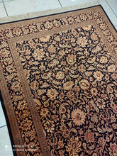 Charger l'image dans la galerie, Tapis Ghom soie noué main n°18566_145×100