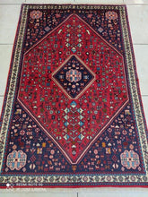 Charger l'image dans la galerie, Tapis Abadeh tissé main n°8493_145×95