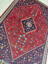 Charger l'image dans la galerie, Tapis Abadeh tissé main n°8493_145×95