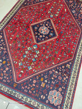 Charger l'image dans la galerie, Tapis Abadeh tissé main n°8493_145×95