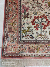 Charger l'image dans la galerie, Tapis Ghom soie fait main n°15245_146×100