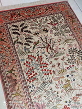 Charger l'image dans la galerie, Tapis Ghom soie fait main n°15245_146×100
