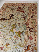 Charger l'image dans la galerie, Tapis Ghom soie fait main n°19754_147×100
