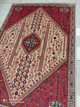 Charger l'image dans la galerie, Tapis Abadeh tissé main n°8487_148×100
