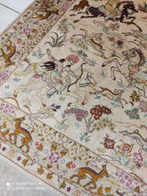 Charger l'image dans la galerie, TAPIS GHOM soie tissé main n°19761_148×98