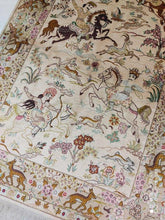 Charger l'image dans la galerie, TAPIS GHOM soie tissé main n°19761_148×98