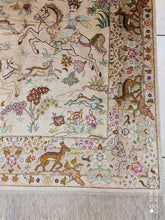 Charger l'image dans la galerie, TAPIS GHOM soie tissé main n°19761_148×98