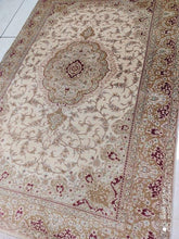Charger l'image dans la galerie, Tapis Ghom soie tissé main n°16476_150×100