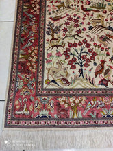 Charger l'image dans la galerie, Tapis Ghom soie tissé main n°19479_150×100