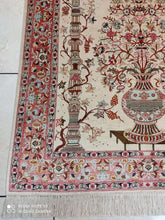 Charger l'image dans la galerie, Tapis Ghom soie tissé main n°19477_150×100