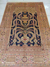 Charger l'image dans la galerie, Tapis Ghom soie tissé main n°18231_150×102
