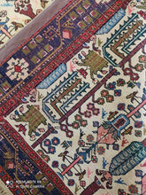 Charger l'image dans la galerie, Tapis Bakhtiar fait main n°12060_150×105