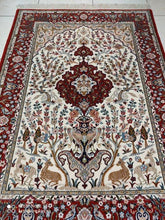Charger l'image dans la galerie, Tapis Ispahan fait main n°17849_150×108