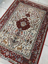 Charger l'image dans la galerie, Tapis Ispahan fait main n°17849_150×108