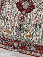Charger l'image dans la galerie, Tapis Ispahan fait main n°17849_150×108