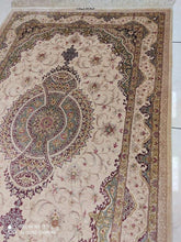 Charger l'image dans la galerie, Tapis Ghom soie tissé main n°16972_150×95