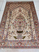 Charger l'image dans la galerie, Tapis Ghom soie noué main n°18214_150×98