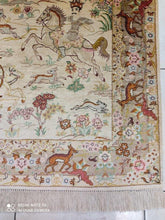 Charger l'image dans la galerie, Tapis Ghom soie tissé main n°19760_152×100