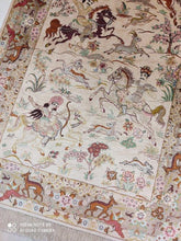 Charger l'image dans la galerie, Tapis Ghom soie tissé main n°19760_152×100