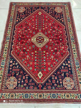 Charger l'image dans la galerie, Tapis Abadeh tissé main n°19173_153×104