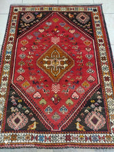 Charger l'image dans la galerie, Tapis Ghachghai noué main n°10165_154×113