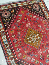 Charger l'image dans la galerie, Tapis Ghachghai noué main n°10165_154×113