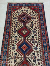 Charger l'image dans la galerie, Tapis Yalameh fait main n°16096_155×62